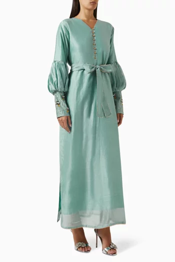 Lucia Belted Maxi Dress