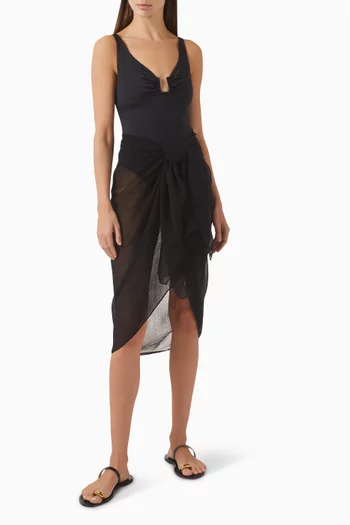 سارونغ سانتوريني فيسكوز لنزينغ