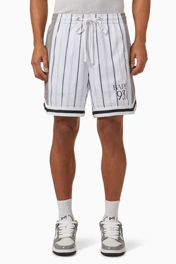 Logo Reversible Sweat Shorts in Mesh