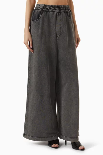 Wide-leg Jeans in Denim