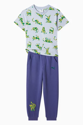Cats Club T-shirt in Cotton