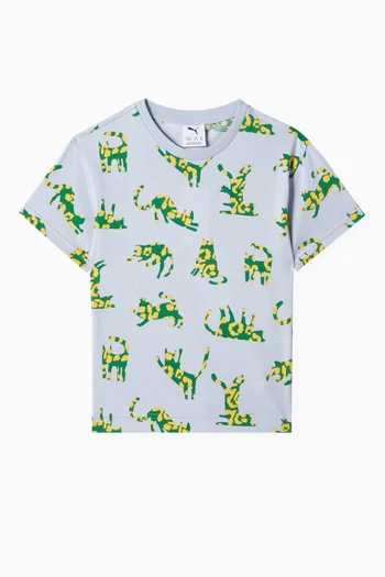 Cats Club T-shirt in Cotton