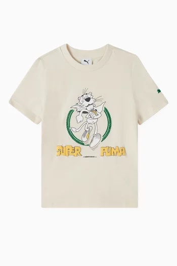 Super Puma Graphic T-shirt in Cotton