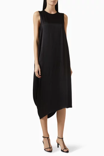 Draped Midi Dress
