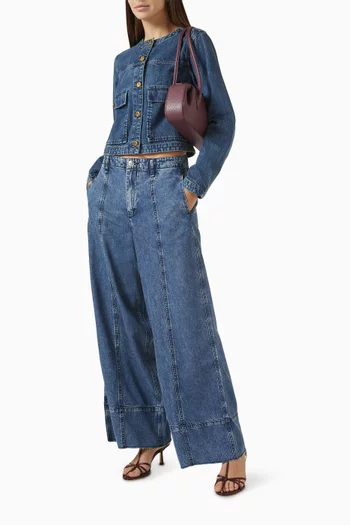 Drew Denim Jacket in Cotton