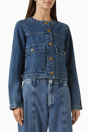 Drew Denim Jacket in Cotton
