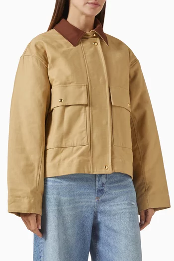 Nonie 2-in-1 Jacket in Cotton Twill