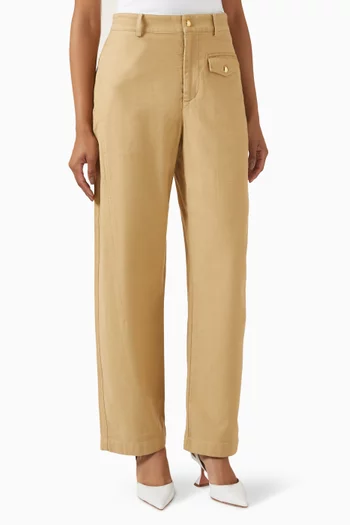 Renata Pants in Cotton Twill