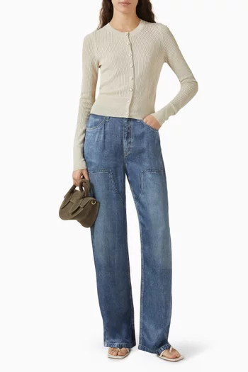 Miramar Logan Carpenter Pants in Satin