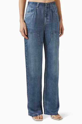 Miramar Logan Carpenter Pants in Satin