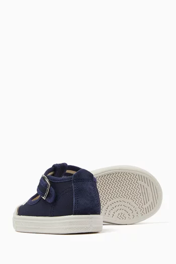 Closed Toe Buckle Slip-on Shoes