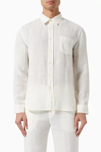 Long-sleeve Shirt in Linen