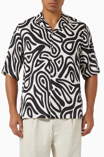 قميص إيرين مخطط فيسكوز