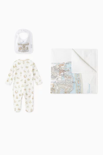 Carousel 3-piece Gift Set in Cotton