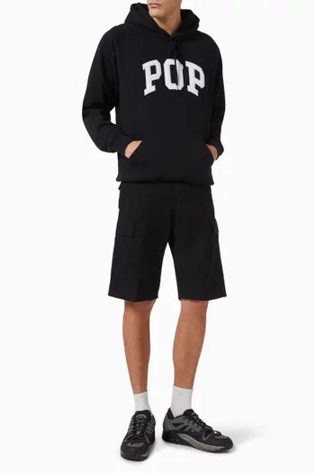Arch Logo Hoodie in Cotton