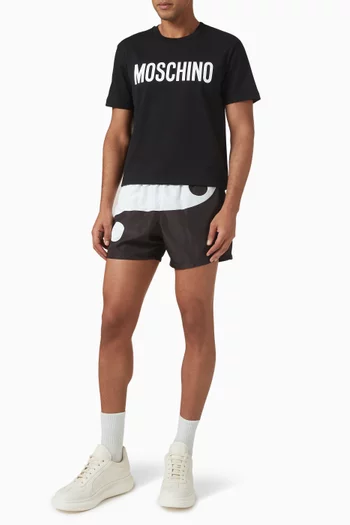 Logo Institutional T-shirt in Cotton