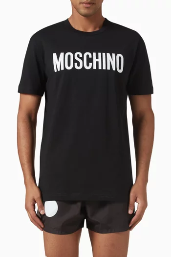 Logo Institutional T-shirt in Cotton