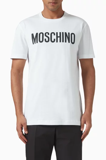 Logo Institutional T-shirt in Cotton