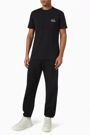 Laurel Crown Emblem T-shirt in Cotton