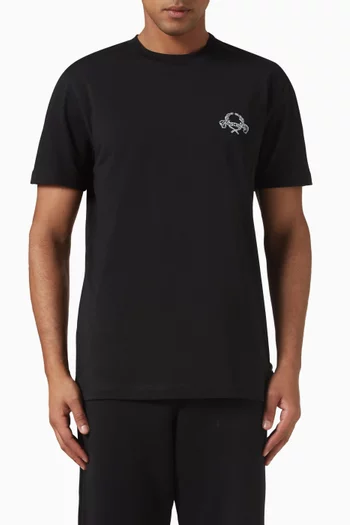 Laurel Crown Emblem T-shirt in Cotton
