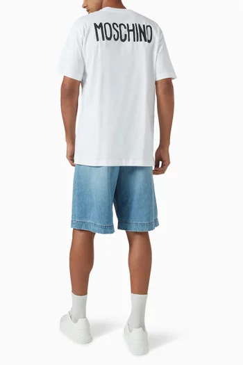 Poetry Messages T-shirt in Cotton