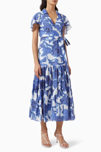 Avanna Midi Dress in Rayon-blend