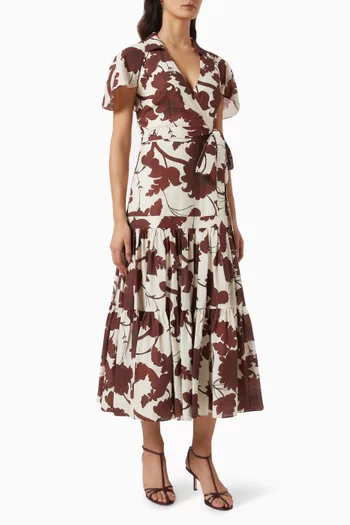 Avanna Midi Dress in Rayon-blend