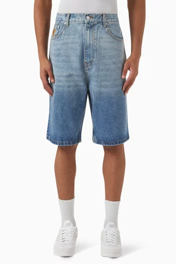 Astro Bermuda Shorts in Denim