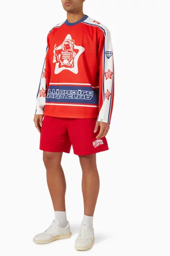 Diamonds & Dollar-print Swim Shorts