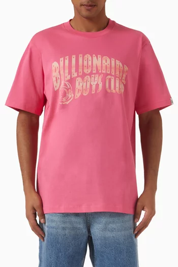Mountain Fill Arch Logo T-shirt in Cotton
