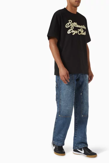 Diamond Script Logo T-shirt in Cotton
