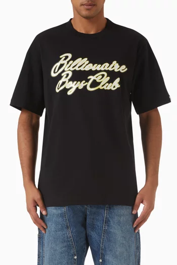 Diamond Script Logo T-shirt in Cotton