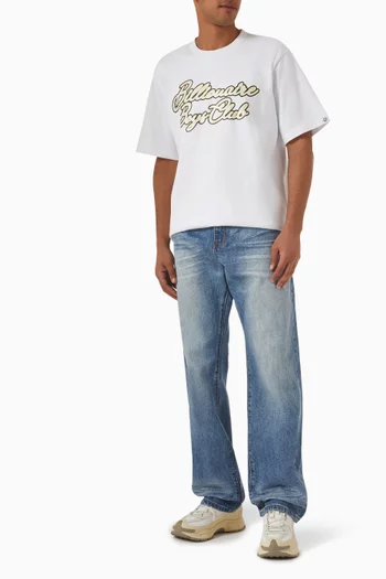 Diamond Script Logo T-shirt in Cotton
