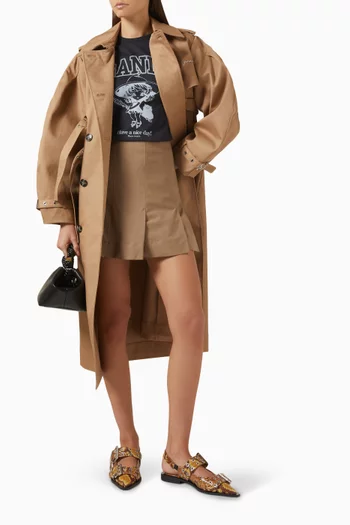 Witch-print T-shirt in Cotton