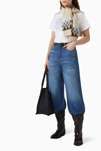 Marri Wide-leg Jeans in Denim