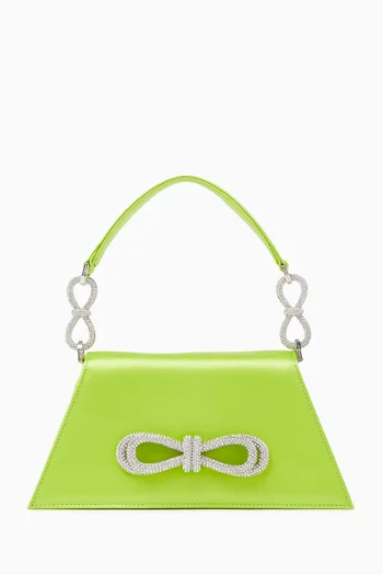 Medium Samantha Top-handle Bag in Satin