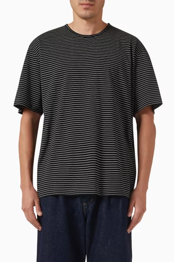 Striped T-shirt in Cotton-jersey