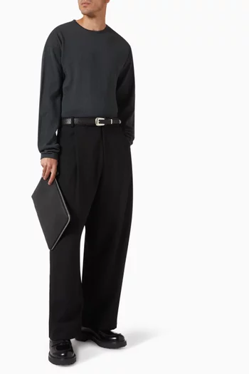 Crewneck Sweater in Cotton-blend