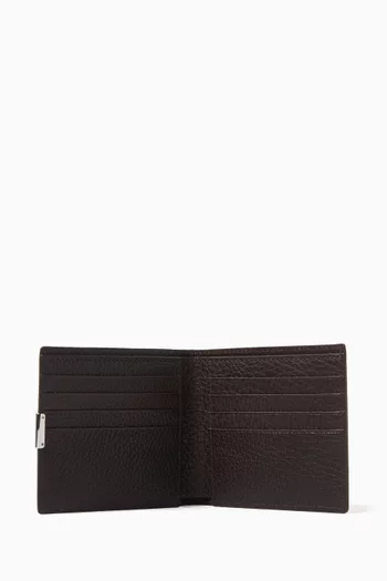 Soft Tab Bifold Wallet in Leather