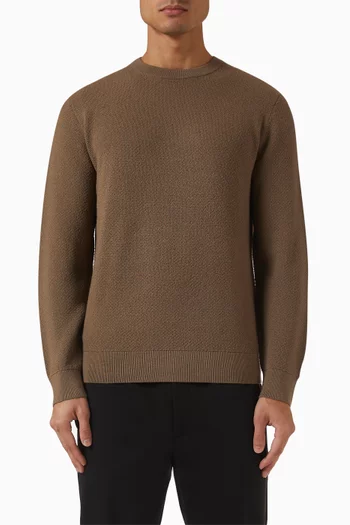 Maden Crewneck Sweater in Merino Wool