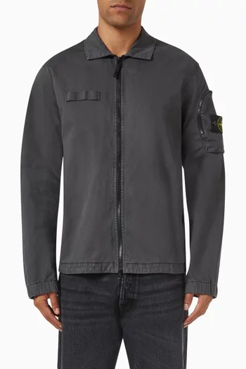 Garment-dyed Shirt Jacket