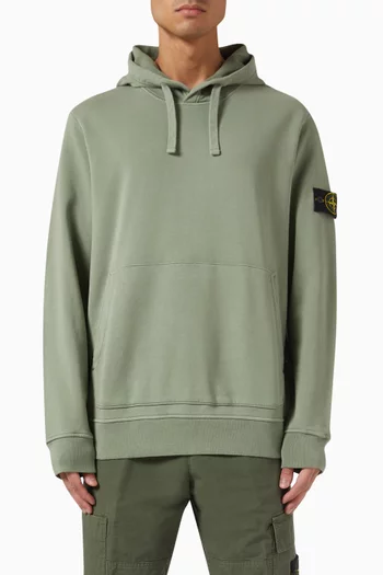 Logo-patch Hoodie in Cotton