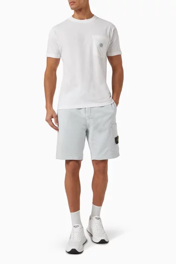 Logo-print Pocket T-shirt in Cotton
