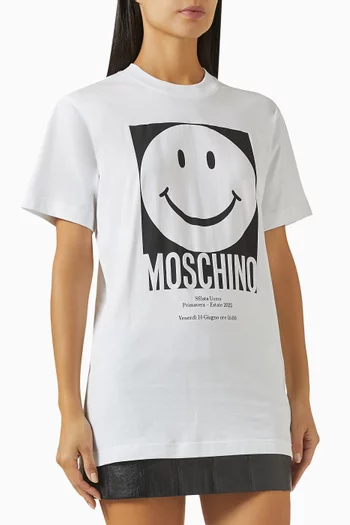 x Smiley T-shirt in Organic Cotton