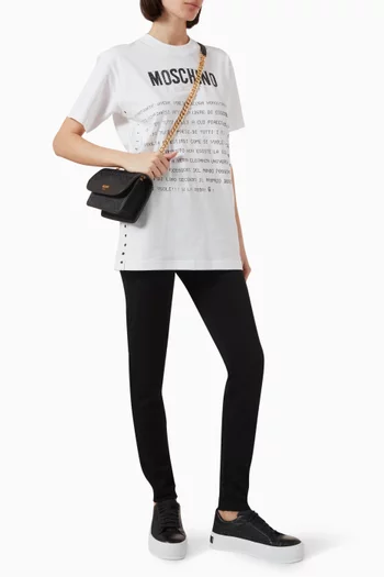 Logo-print T-shirt in Jersey