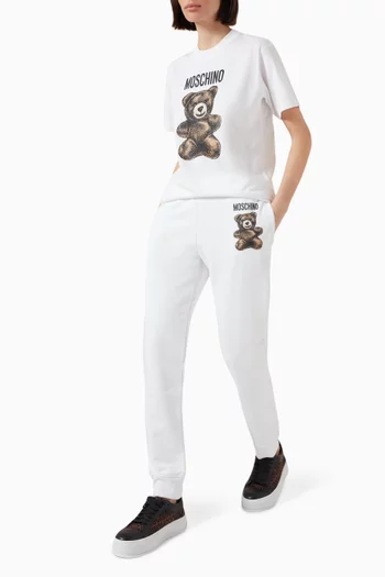Teddy Logo T-shirt in Cotton