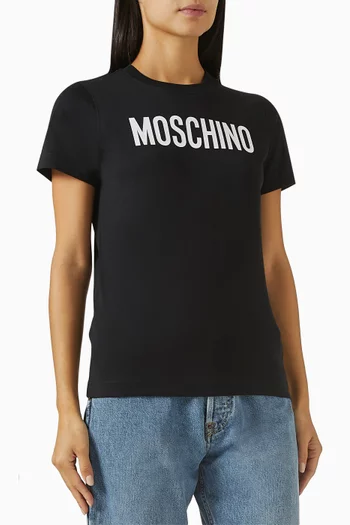 Logo-print T-shirt in Cotton