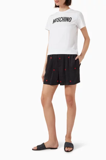 Logo-print T-shirt in Cotton