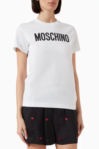 Logo-print T-shirt in Cotton