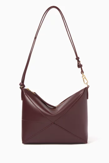 Puzzle Fold Pouch in Calfskin